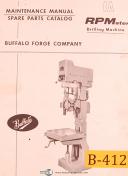 Buffalo 1A RPMster, Drilling Machine, Maitnenance & Spare Parts Manual